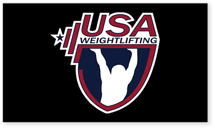 A logo of usa weightlifting