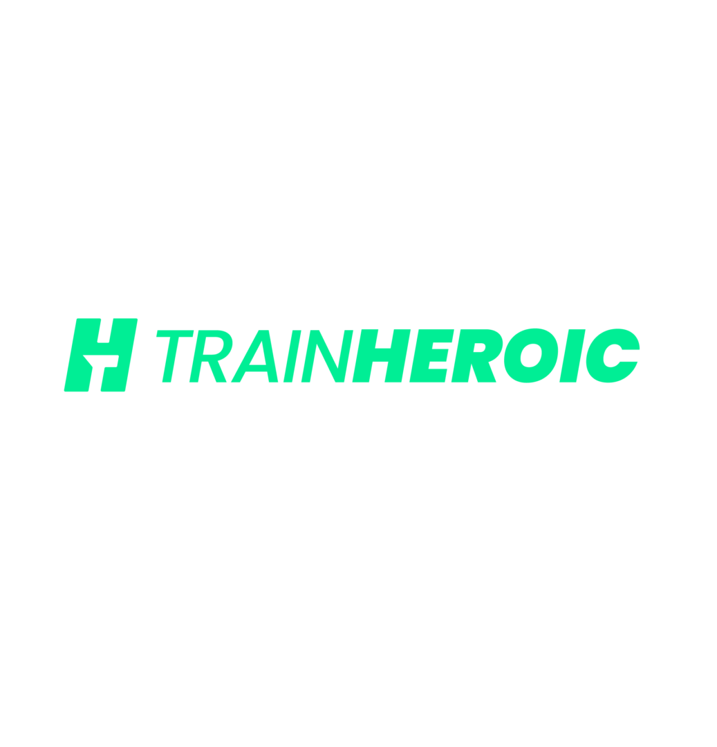 A green background with the word trainerong written in it.